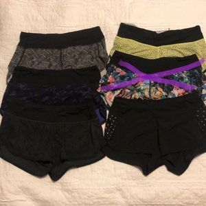 Bundle of Lululemon Speed Shorts (5)
